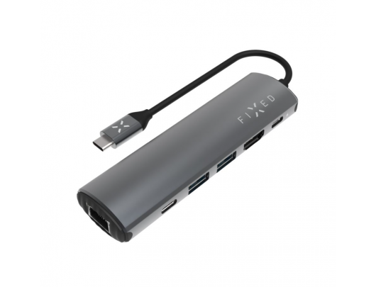 USB-C HUB Fixed 6-port Pro skirta laptops and tablets
