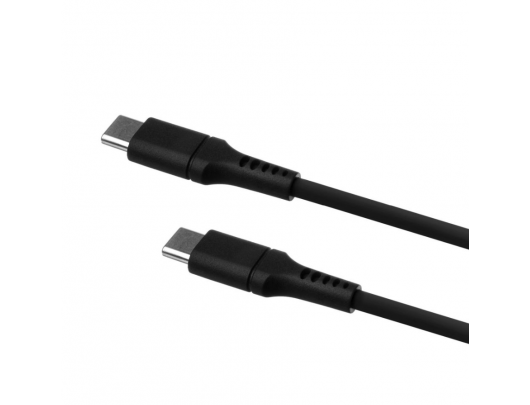 Kabelis FIXED FIXDLS-CC2-BK 2m 60W Juodas