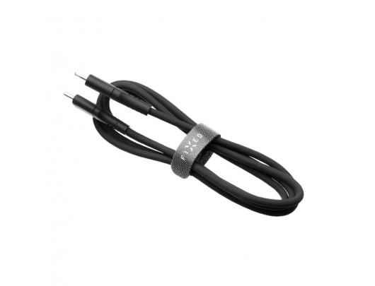 Kabelis FIXED FIXDLS-CC2-BK 2m 60W Juodas