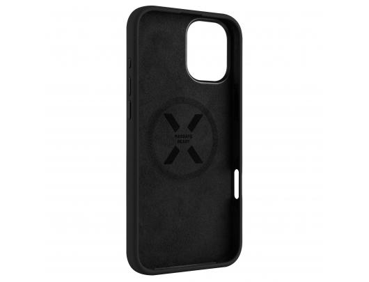 Dėklas Fixed MagFlow Apple iPhone 16 Plus Juoda