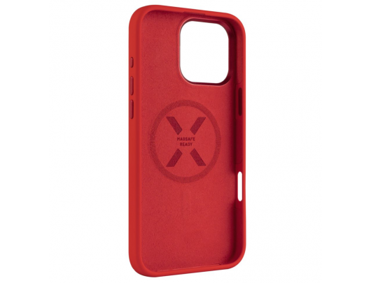 Dėklas Fixed MagFlow Apple iPhone 16 Pro Max Raudona
