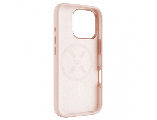 Dėklas Fixed MagFlow Apple iPhone 16 Pro Rožinė