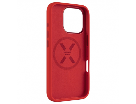 Dėklas Fixed MagFlow Apple iPhone 16 Pro Raudona