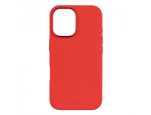 Dėklas Fixed MagFlow Apple iPhone 16 Raudona
