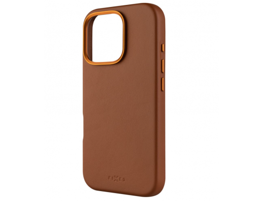 Dėklas FIXED MagLeather Apple iPhone 16 Pro Ruda