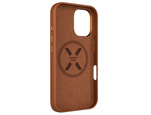 Dėklas FIXED Apple iPhone 16 Ruda