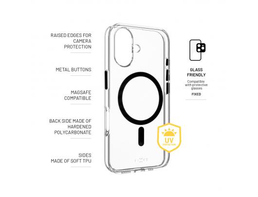 Dėklas FIXED Apple iPhone 16 Skaidri