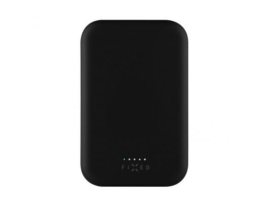 Belaidė išorinė baterija (power bank) FIXED MagZen 10000 mAh 24 pin USB-C Juoda
