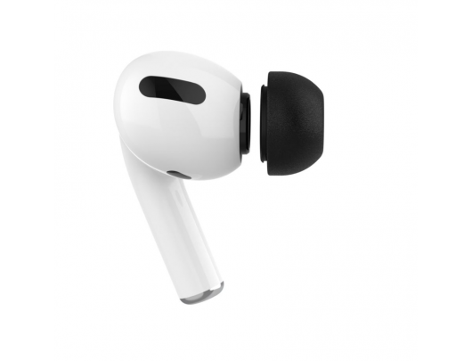 Ausų antgalių rinkinys FIXED Apple AirPods Atminties putos Juoda