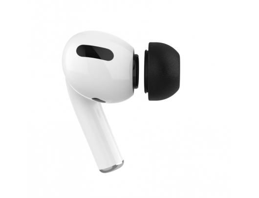 Ausų antgalių rinkinys FIXED Apple AirPods Atminties putos Juoda