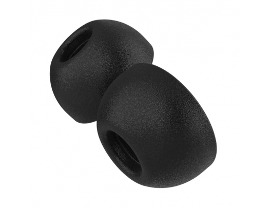 Ausų antgalių rinkinys FIXED Apple AirPods Atminties putos Juoda