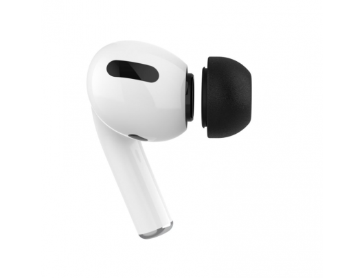 Ausų antgalių rinkinys FIXED Apple AirPods Atminties putos Juoda