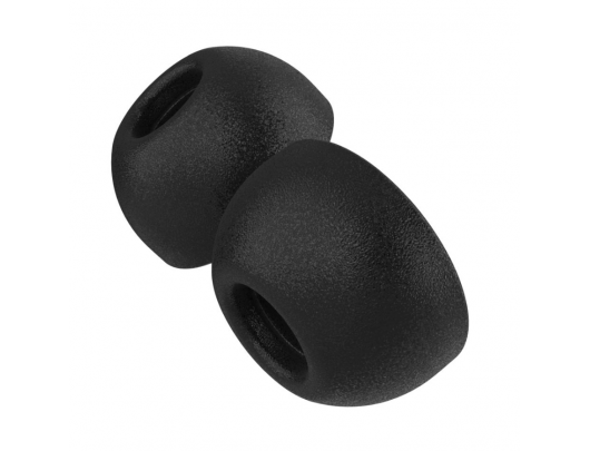 Ausų antgalių rinkinys FIXED Apple AirPods Atminties putos Juoda
