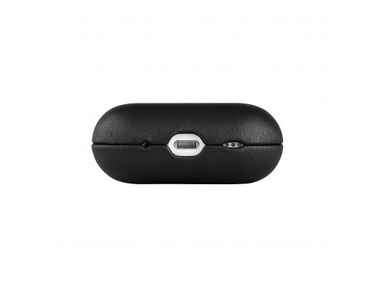 Dėklas FIXED PodsLeather Apple AirPods Pro (2nd generation) juoda