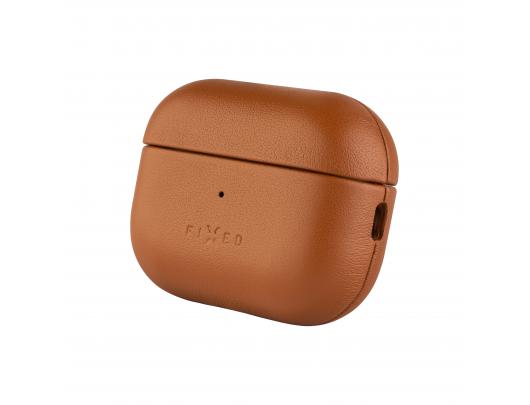 Dėklas Fixed PodsLeather Apple AirPods Pro (2nd generation) Ruda