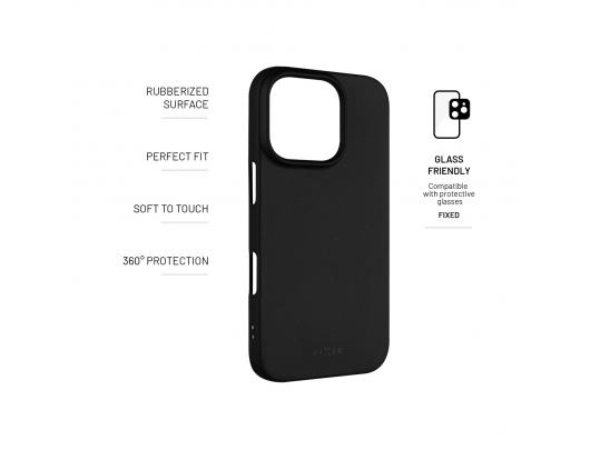 Dėklas Fixed Story Apple iPhone 16 Pro Juoda