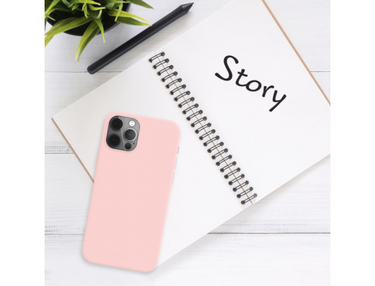 Dėklas Fixed Story Apple iPhone 16 Pro Rožinė