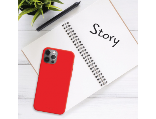 Dėklas Fixed Story Apple iPhone 16 Pro Raudona
