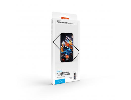 Apsauginis stiklas FIXED Armor Apple iPhone 16 Grūdintas stiklas Skaidrus Juodas