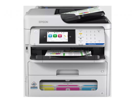 Daugiafunkcis spausdintuvas Epson WorkForce Pro EM-C800RDWF, faksas / kopijavimas / spausdinimas / skenavimas, rašalinis, A4/Legal, juodas / baltas