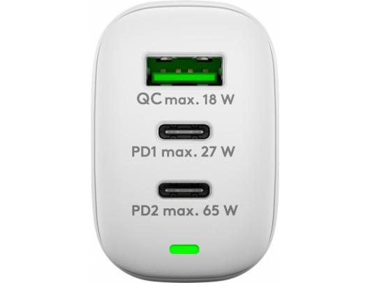Įkroviklis Goobay USB-C PD GaN Multiport Fast Charger 65 W