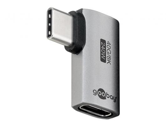 Adapteris Goobay 74441 USB-C™, horizontalus 90°, USB4™