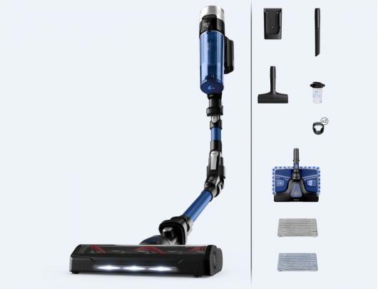 Dulkių siurblys šluota TEFAL TY20C4WO X-Force Flex 9.60 Aqua Mėlyna