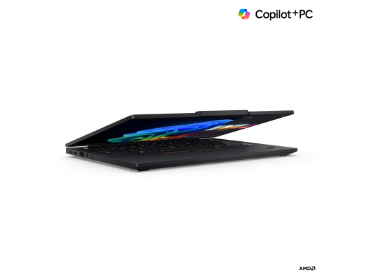 Nešiojamas kompiuteris Lenovo ThinkPad T14s Black 14" IPS WUXGA 1920x1200 pixels Anti-glare AMD Ryzen AI 7 PRO 360 32GB Soldered LPDDR5x Solid-state