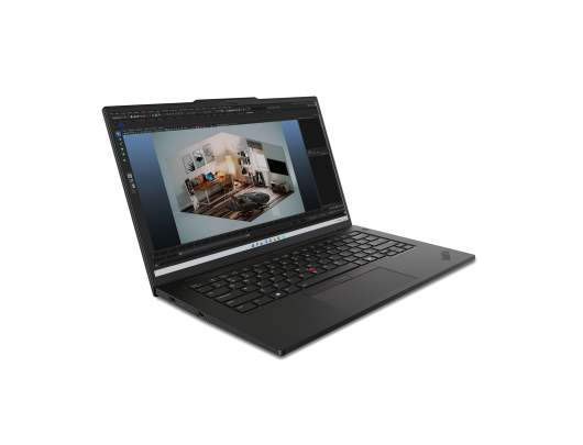 Nešiojamas kompiuteris Lenovo ThinkPad P14s Gen 5 Black 14.5" IPS 3K 3072x1920 pixels Anti-glare Intel Core Ultra 7 165H 32GB SO-DIMM DDR5 Solid-stat