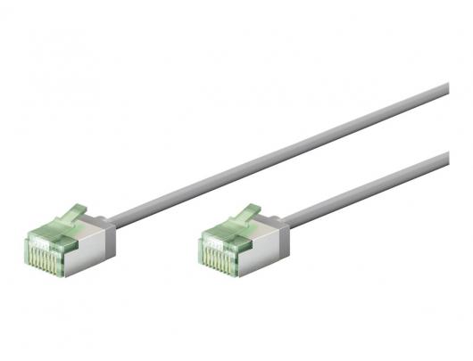 Tinklo kabelis Goobay Goobay patch cable 15 cm pilka