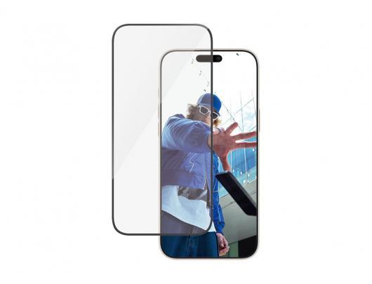 Ekrano apsauga PanzerGlass Apple iPhone 16 Pro Max Silikonas grūdintas stiklas polietileno tereftalatas (PET) Juoda Skaidri