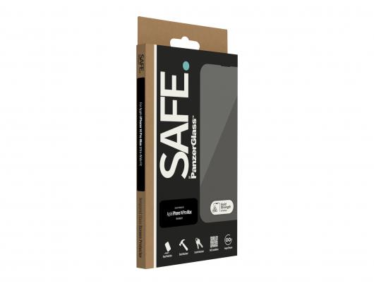 Ekrano apsauga SAFE by PanzerGlass Apple iPhone 14 Pro Max Grūdintas stiklas polietileno tereftalatas (PET) Skaidrus