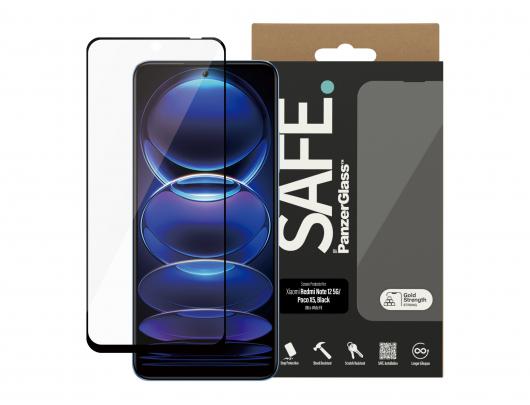 Ekrano apsauga SAFE by PanzerGlass Xiaomi Redmi Note 12 5G Juoda Skaidri