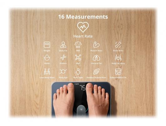 Svarstyklės Anker Eufy Health control Smart Scale P2 Pro 180 kg