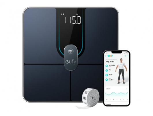 Svarstyklės Anker Eufy Health control Smart Scale P2 Pro 180 kg