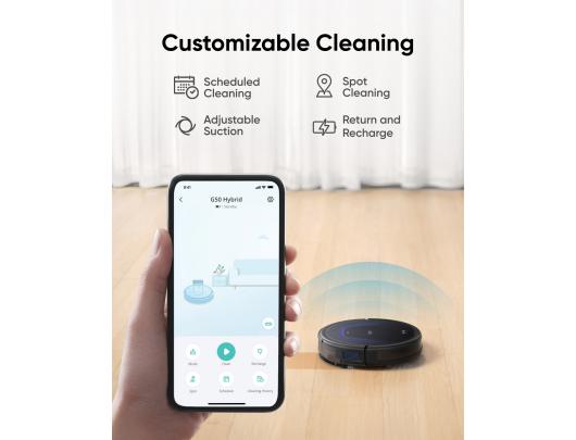 Dulkių siurblys robotas Anker Eufy G50 Hybrid Juodas