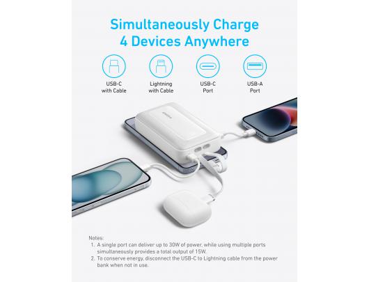 Išorinė baterija Anker Power Bank 20000 mAh Balta