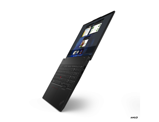 Nešiojamas kompiuteris Lenovo ThinkPad L16 Black 16" IPS WUXGA 1920x1200 pixels Anti-glare AMD Ryzen 5 PRO 7535U 16GB SO-DIMM DDR5 Solid-state drive