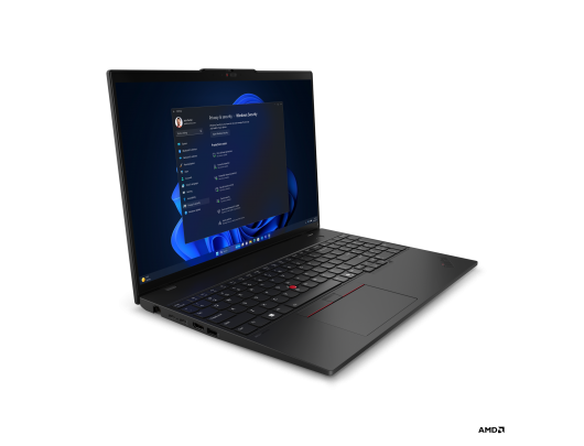 Nešiojamas kompiuteris Lenovo ThinkPad L16 Black 16" IPS WUXGA 1920x1200 pixels Anti-glare AMD Ryzen 5 PRO 7535U 16GB SO-DIMM DDR5 Solid-state drive