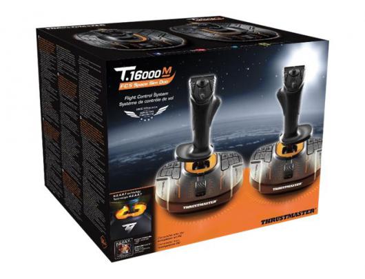 Žaidimų pultas Thrustmaster T.16000M FCS Space Sim Duo Juodas
