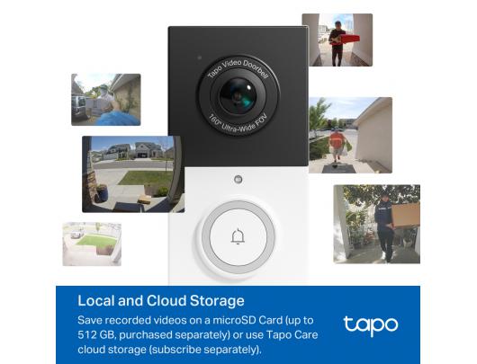 Vaizdo durų skambutis TP-LINK Tapo D210 3 MP