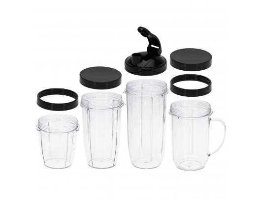 Blenderis Adler AD 4084, stalo, 1200 W, BPA neturintis indas, indo talpa 0.3+0.5+0.5+0.7 L, ledo smulkinimas, nerūdijantis plienas