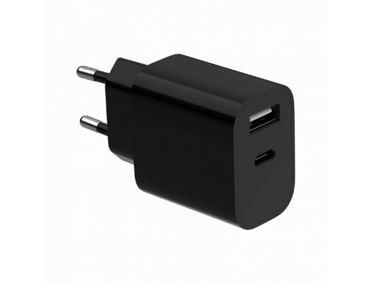 Įkroviklis Gembird TA-UC-2AC12-01-BK 2-port universal USB 2.4 A