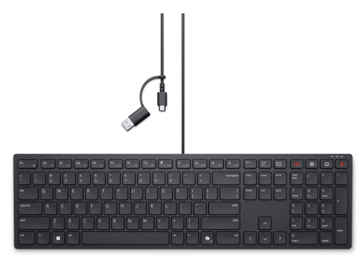 Klaviatūra Dell KB525C Juoda USB-C