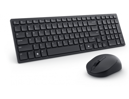 Klaviatūros ir pelės rinkinys Dell KM555 Juoda Ukrainietiška (QWERTY) 2.4 GHz Bluetooth 5.1 Belaidis ryšys