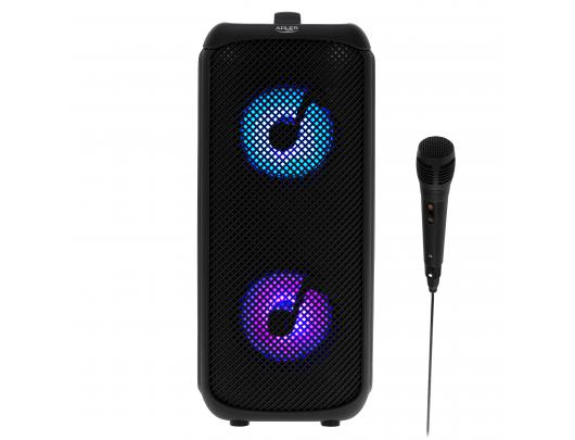 Bluetooth kolonėlė Adler AD 1903 2x5 W Juodas Nešiojamas Bluetooth Belaidis ryšys