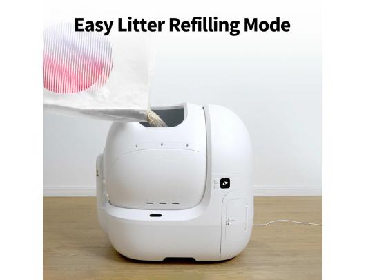 Automatinė kačių kraiko dėžė PETKIT PUROBOT MAX Pro Balta
