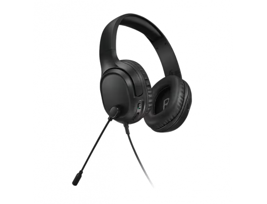 Ausinės Lenovo H110, su įmontuotu mikrofonu, 3.5 mm, juodos.