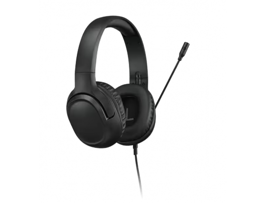 Ausinės Lenovo H110, su įmontuotu mikrofonu, 3.5 mm, juodos.