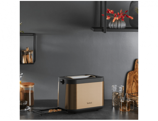 Skrudintuvas TEFAL TT430G10, 2 angos, nerūdijančio plieno korpusas, auksinis